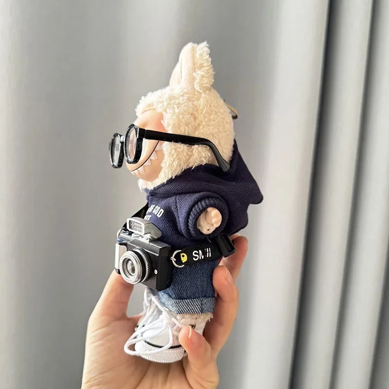 Labubu 17cm Clothes II Idol Dolls Sitting Party The Monster Outfit Accessories Clothing DIY Kids Gift Hoodie And Jeans ED18H - Image 6