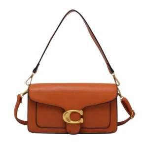 2025 new women's niche texture retro simple daily commuting single shoulder slanted bag high-end fashion small square bag